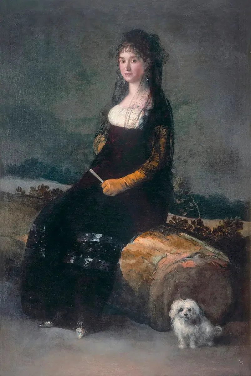 Portrett av Joaquina Candado Ricarte - Francisco de Goya