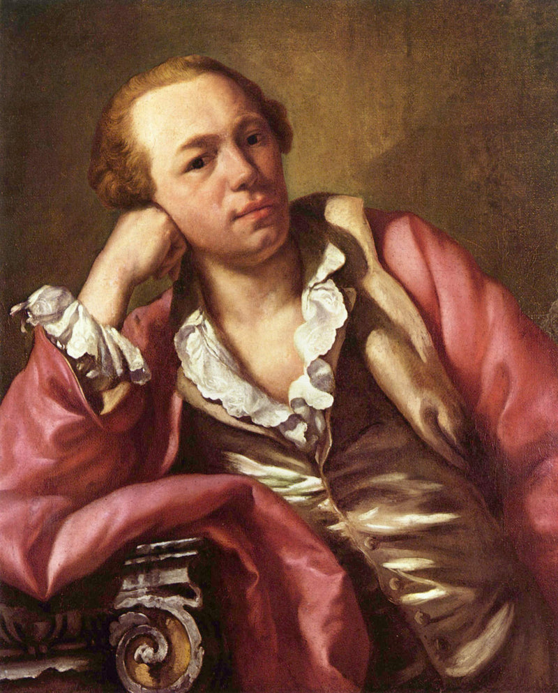 Portrett av Johann Dietrich Heumann (1724-1774) - Anton Raphael Mengs