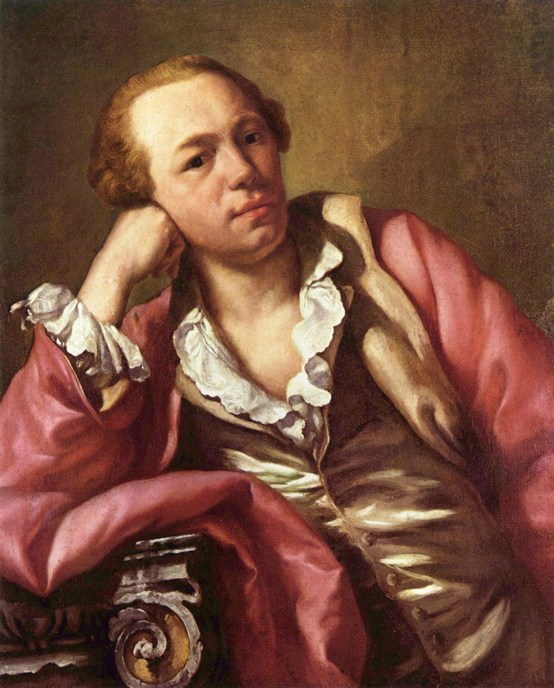 Portrett av Johann Dietrich Heumann (1724-1774) - Anton Raphael Mengs