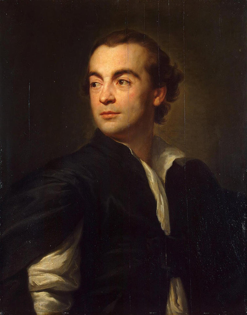 Portrett av Johann Joachim Winckelmann (?) - Anton Raphael Mengs