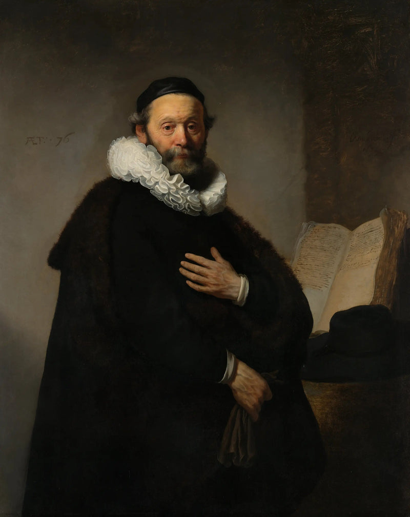 Portrett av Johannes Wtenbogaert - Rembrandt