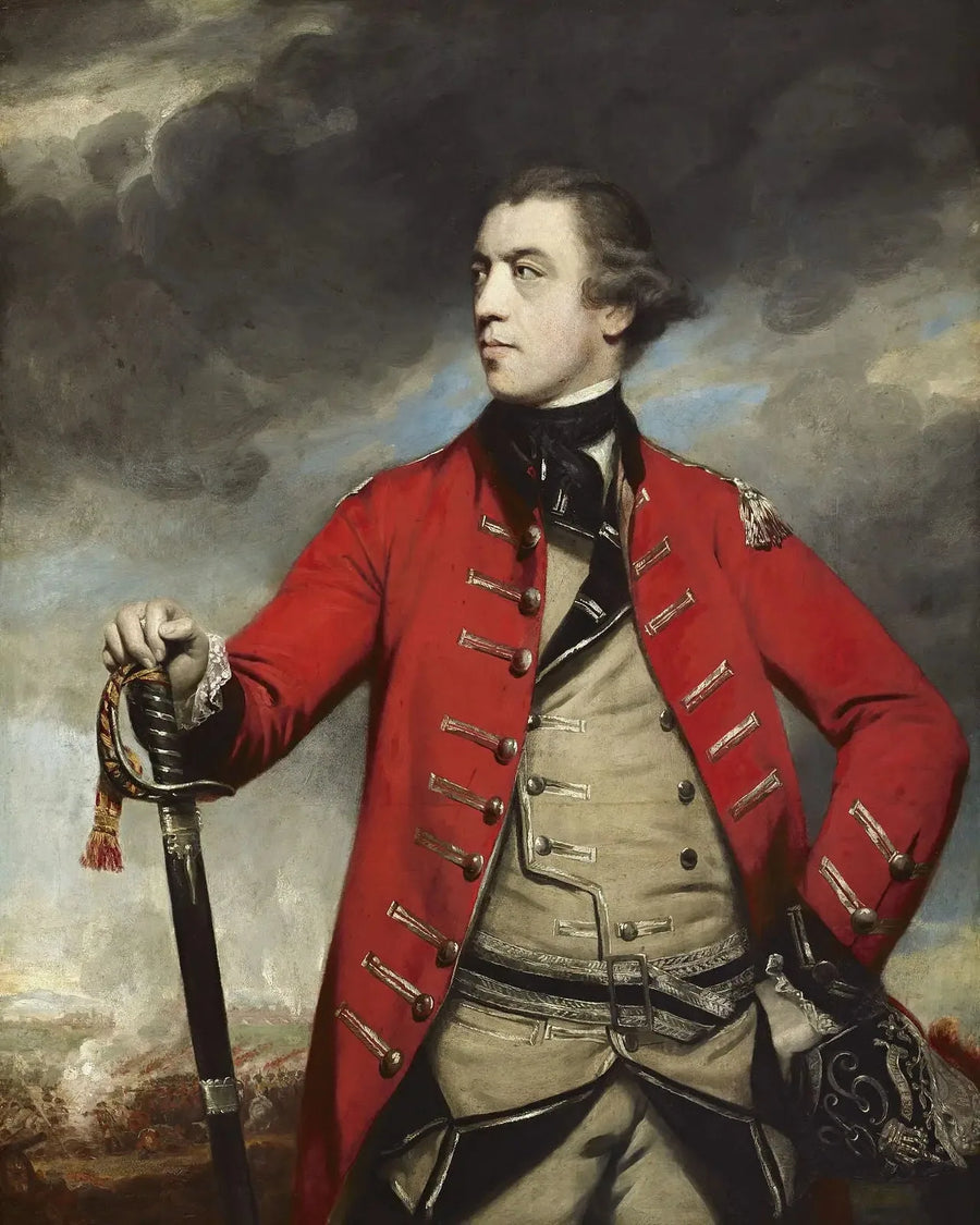 Portrett av John Burgoyne - Joshua Reynolds