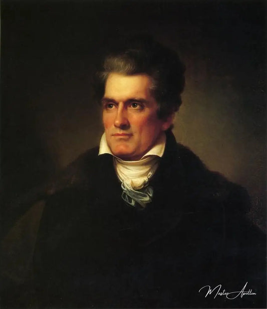 Portrait de John C. Calhoun, 1834 - Rembrandt Peale - Reproductions de tableaux et peintures haut de gamme