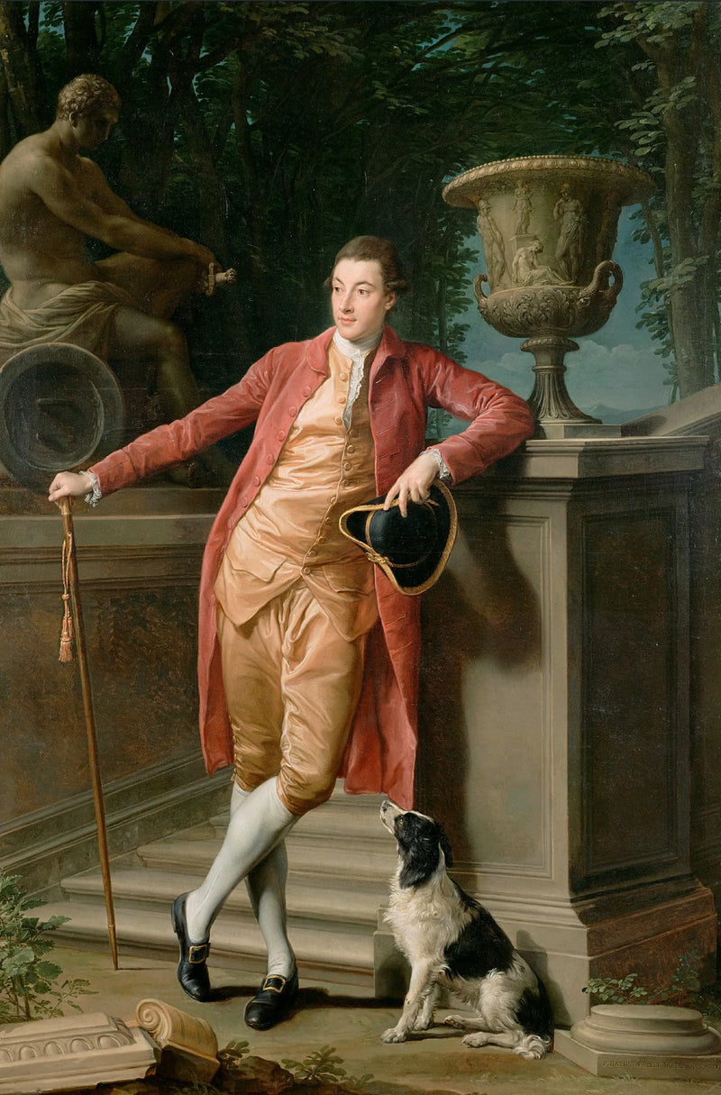 Portrett av John Talbot, framtidig 1. greve av Talbot - Pompeo Batoni