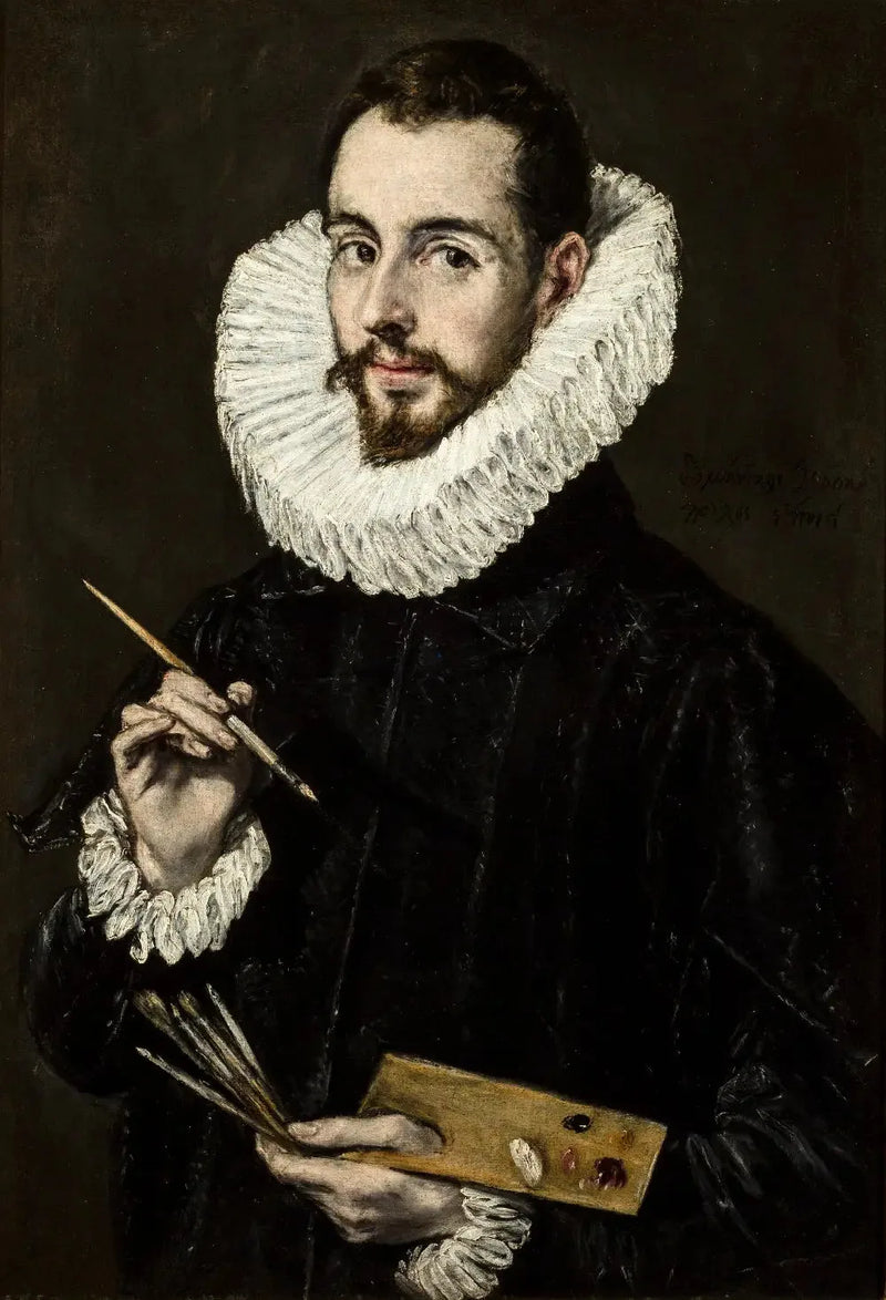Portrett av Jorge Manuel Theotocopouli - El Greco