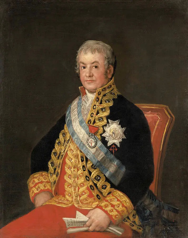 Portrett av José Antonio Marqués de Caballero - Francisco de Goya