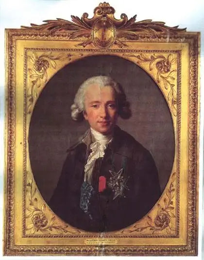 Portrett av Joseph Hyacinthe François de Paule de Rigaud, greve de Vaudreuil, 1784 - Élisabeth Vigée Le Brun

Source:
Portrait de Joseph Hyacinthe François de Paule de Rigaud, comte de Vaudreuil, 1784 - Élisabeth Vigeé Le Brun