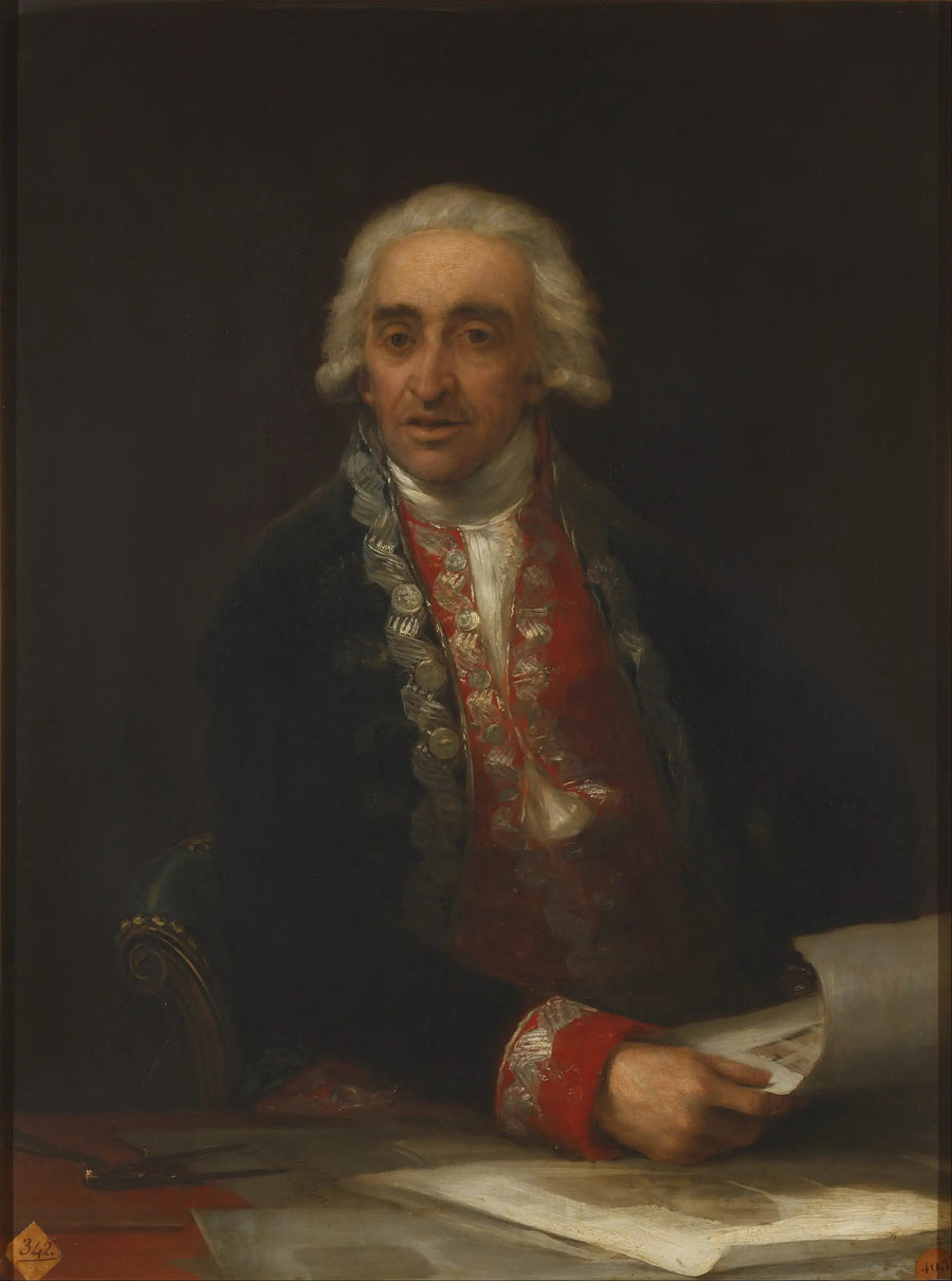 Portrett av Juan de Villanueva - Francisco de Goya