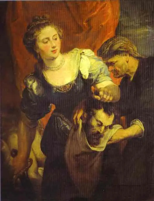 Portrett av Judith med Holofernes' hode - Peter Paul Rubens