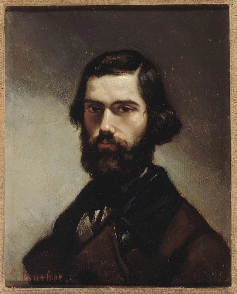 Portrett av Jules Vallès (1832-1885), forfatter - Gustave Courbet
