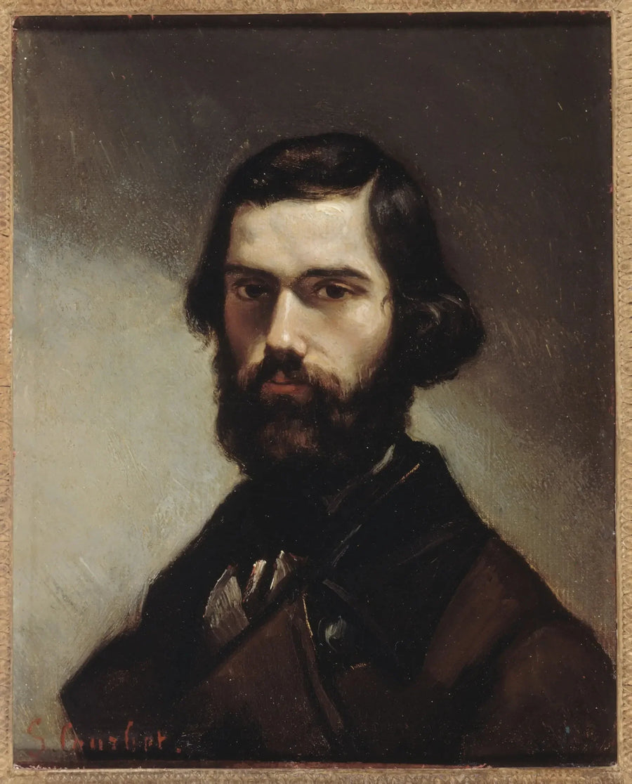 Portrett av Jules Vallès (1832-1885), forfatter - Gustave Courbet