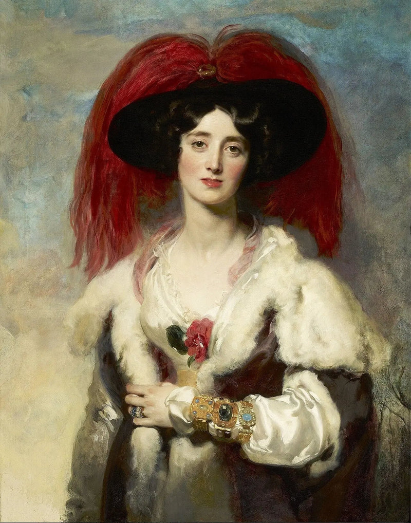 Portrett av Julia, Lady Peel - Thomas Lawrence