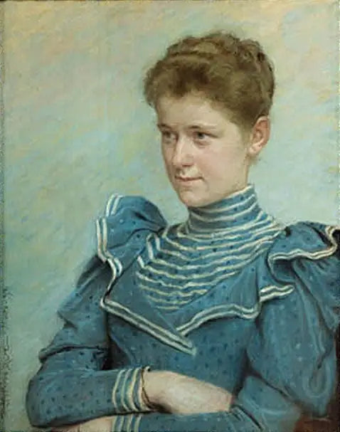 Portrett av Julie Reinhard, født Vett. - Peder Severin Krøyer