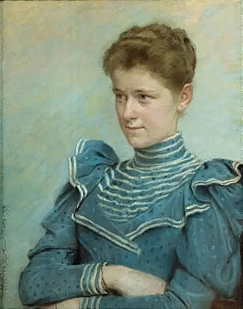 Portrett av Julie Reinhard, født Vett. - Peder Severin Krøyer
