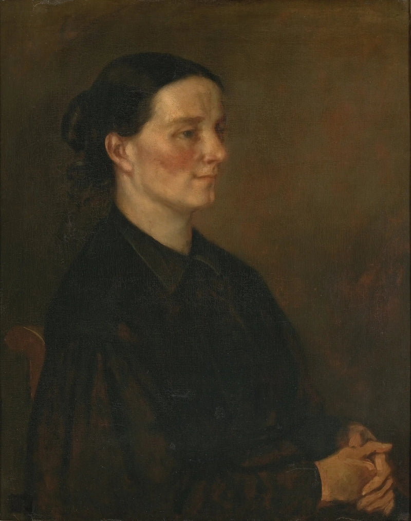 Portrett av Juliette Courbet - Gustave Courbet