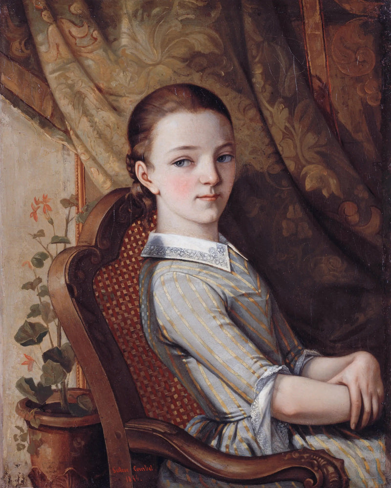 Portrett av Juliette Courbet - Gustave Courbet