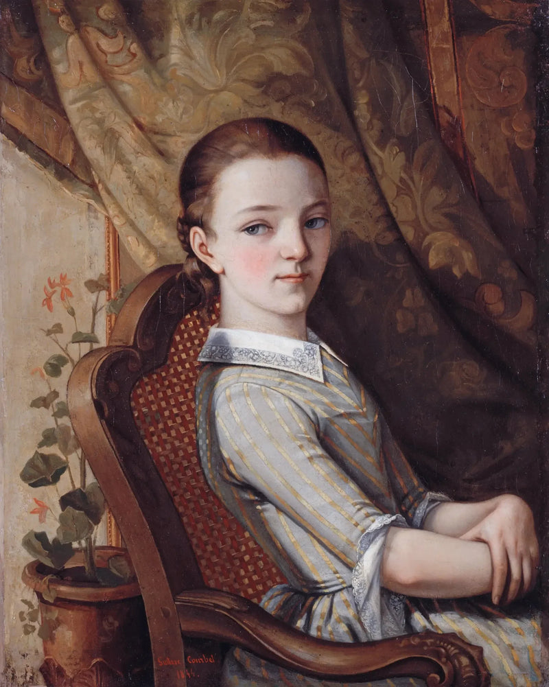 Portrett av Juliette Courbet - Gustave Courbet