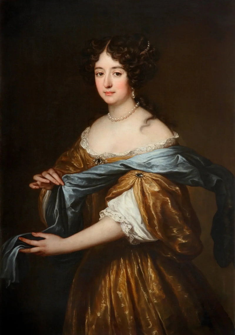 Portrett av Konstancja Krystyna Wielopolska født Komorowska - Pierre Mignard