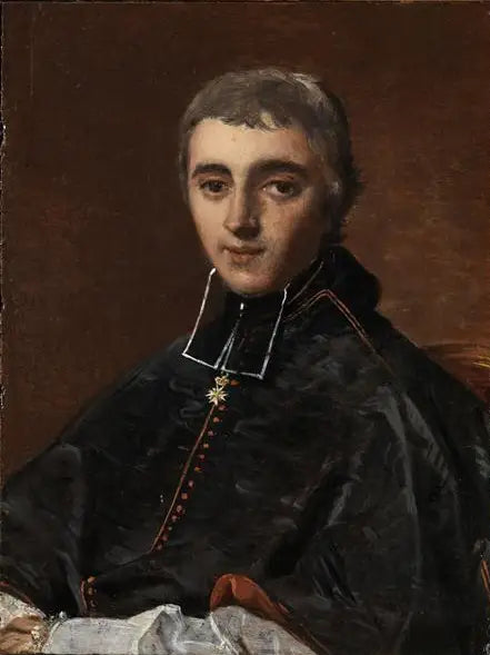 Portrett av abbeden de Bonald - Jean-Auguste-Dominique Ingres