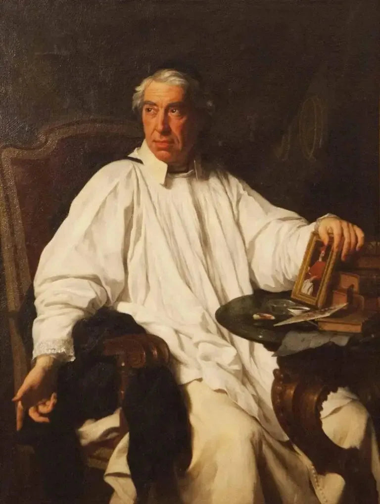 Portrett av abbed Giovanni Felice Ramelli - Pierre Subleyras