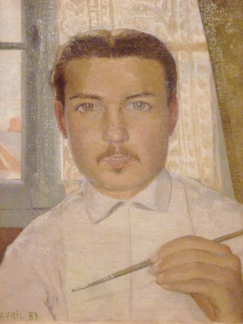 Portrett av kunstneren i en alder av atten år - Maurice Denis