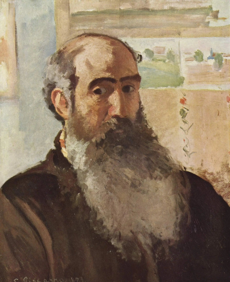 Portrett av kunstneren - Camille Pissarro