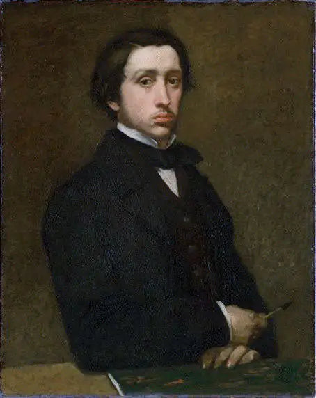 Portrett av kunstneren - Edgar Degas