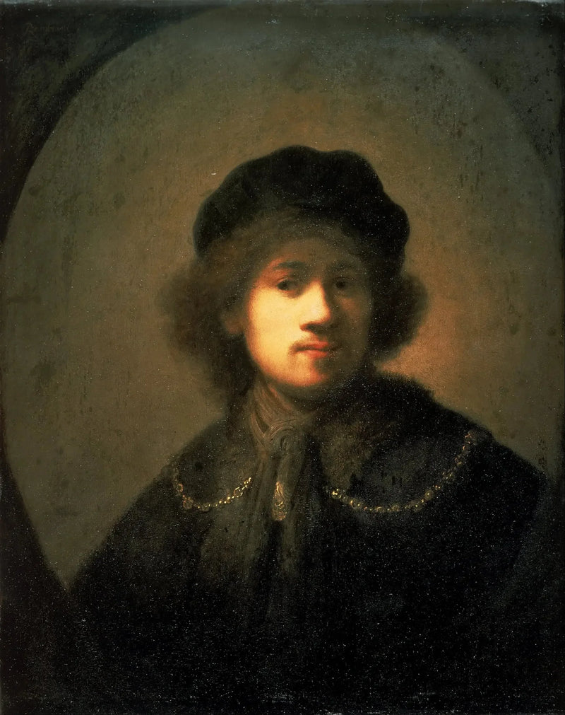 Portrett av kunstneren som ung mann - Rembrandt