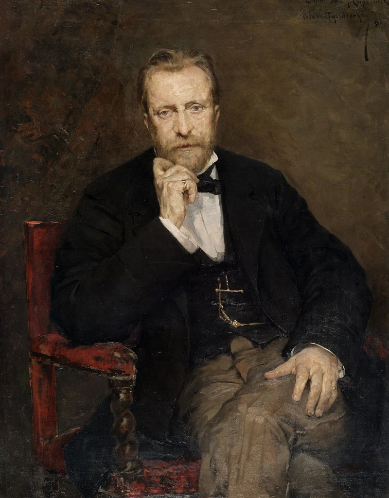 Portrett av kunstneren Jean Capeinick - Théo van Rysselberghe