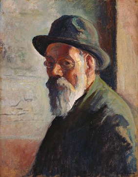 Selvportrett av kunstneren - Maximilien Luce