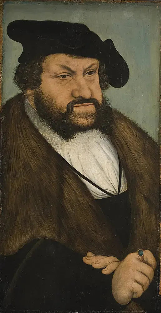 Portrett av velgeren Jean den Konstant fra Sachsen (1468-1532) - Lucas Cranach den eldre