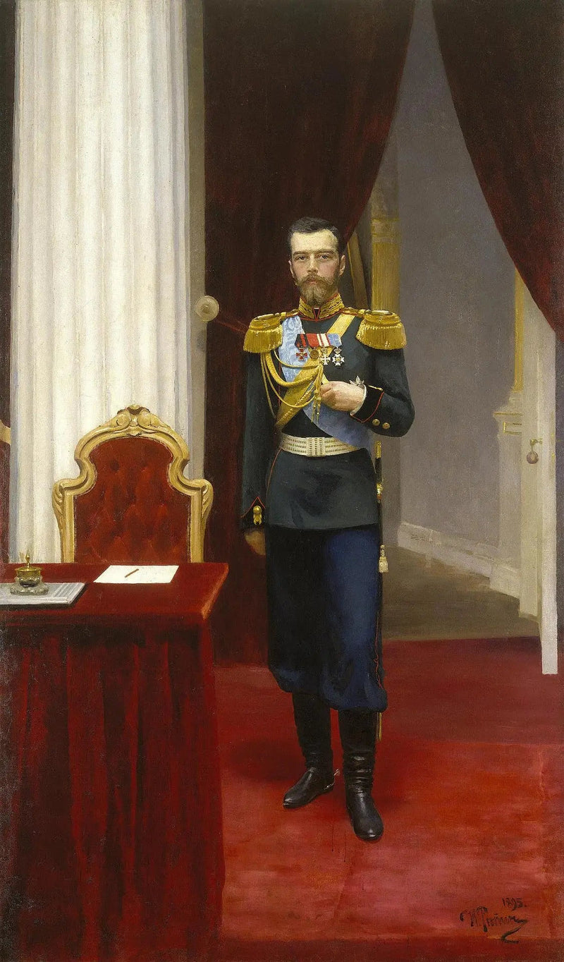 Portrett av keiser Nikolaj II - Ilya Repin