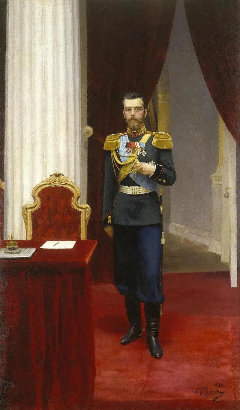 Portrett av keiser Nikolaj II - Ilya Repin