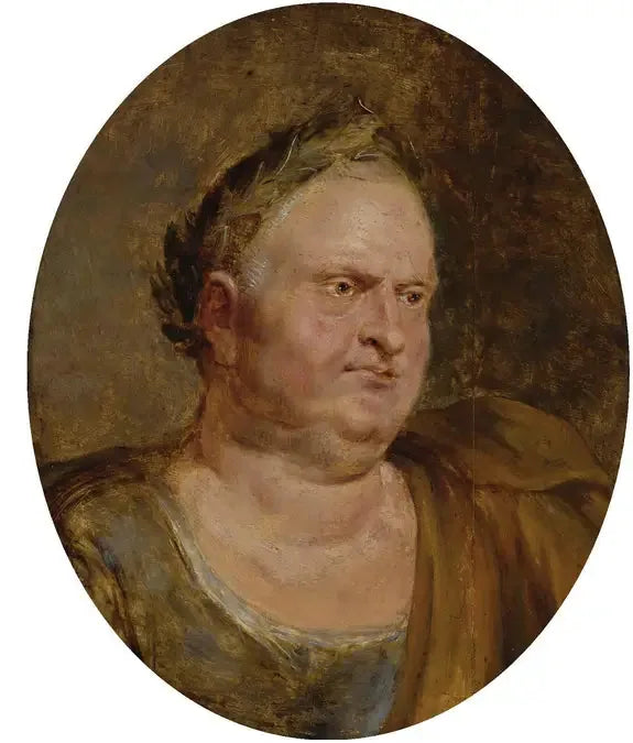 Portrett av den romerske keiseren Vitellius - Peter Paul Rubens