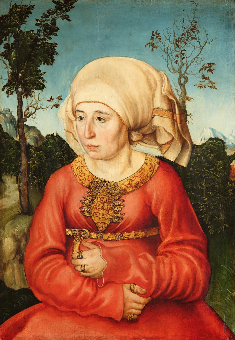 Portrett av en jurists kone - Lucas Cranach den eldre