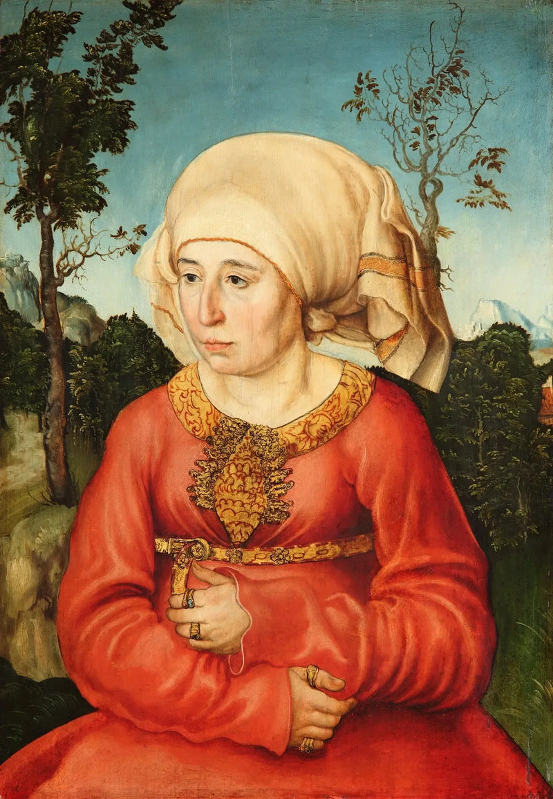 Portrett av en jurists kone - Lucas Cranach den eldre