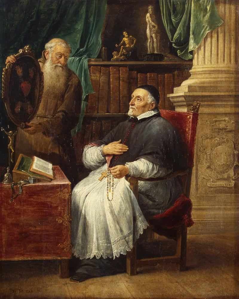Portrett av biskop Antonius Triest og hans bror Eugène, kapusiner - David Teniers den Yngre

Source:
Portrait de l'évêque Antonius Triest et de son frère Eugène, capucin - David Teniers le Jeune