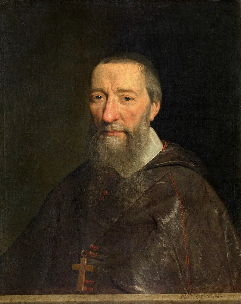 Biskop Jean-Pierre Camus' portrett - Philippe de Champaigne