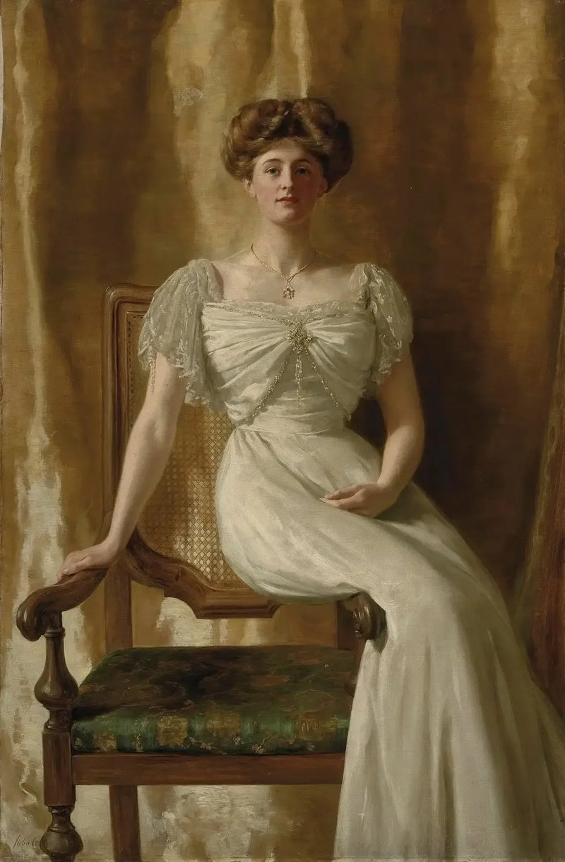 Portrett av den ærede fru Harold Ritchie - John Collier