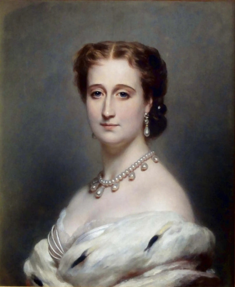 Portrett av keiserinne Eugénie - Franz Xaver Winterhalter

Source:
Portrait de l'impératrice Eugénie - Franz Xaver Winterhalter