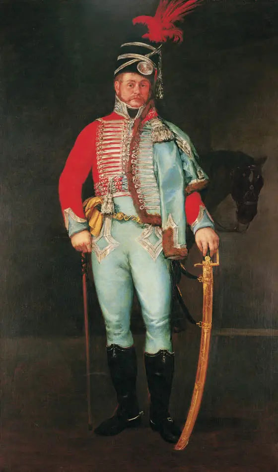 Portrett av offiser Pantaleón Pérez de Nenin - Francisco de Goya