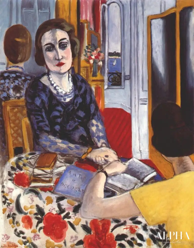 Portrait de la baronne Gourgaud - Matisse - Reproductions de tableaux et peintures haut de gamme