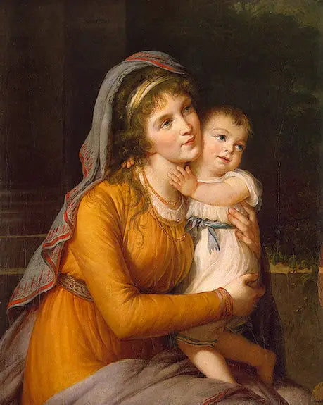 Portrett av grevinne Anna Stroganova med sin sønn - Élisabeth Vigée Le Brun

Source:
Portrait de la comtesse Anna Stroganova avec son fils - Élisabeth Vigée Le Brun