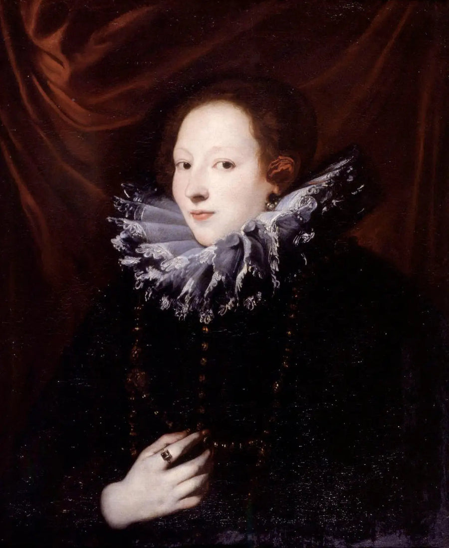 Portrett av grevinne Antonia Demarini (?-?), hustru av Francesco Lercari, doge av Genova - Antoine van Dyck

Source:
Portrait de la comtesse Antonia Demarini (?-?), épouse de Francesco Lercari, doge de Gênes - Antoine van Dyck