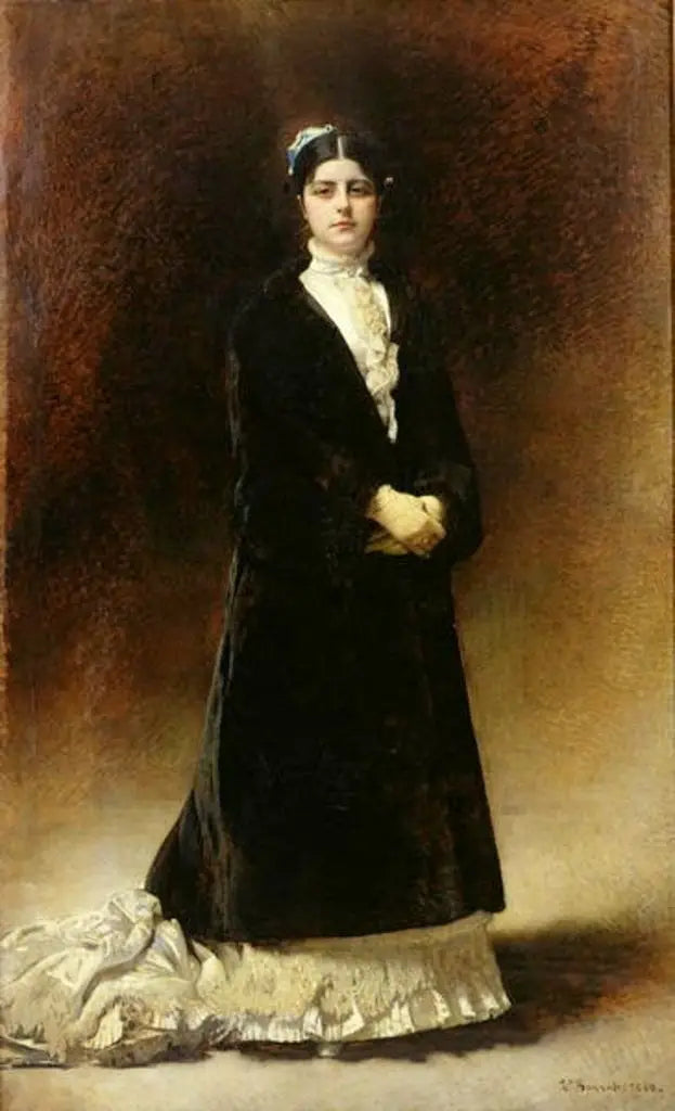 Portrett av grevinne Emanuella Pignatelli Potocka - Léon Bonnat