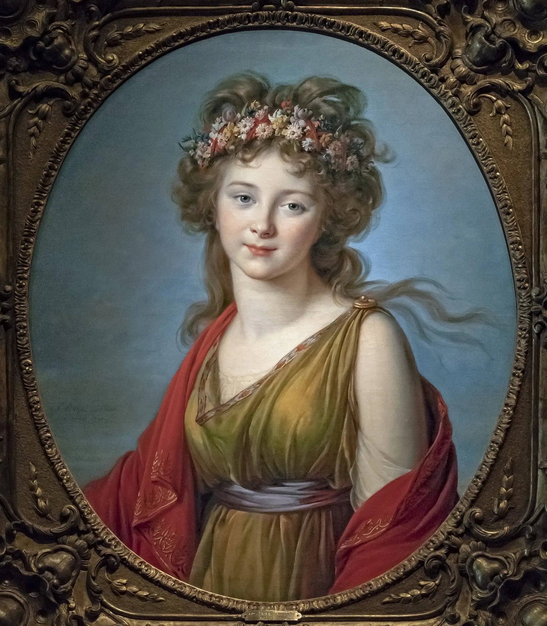Portrait de la comtesse Kagenek en Flore - Élisabeth Vigée Le Brun - Alpha Reproduction