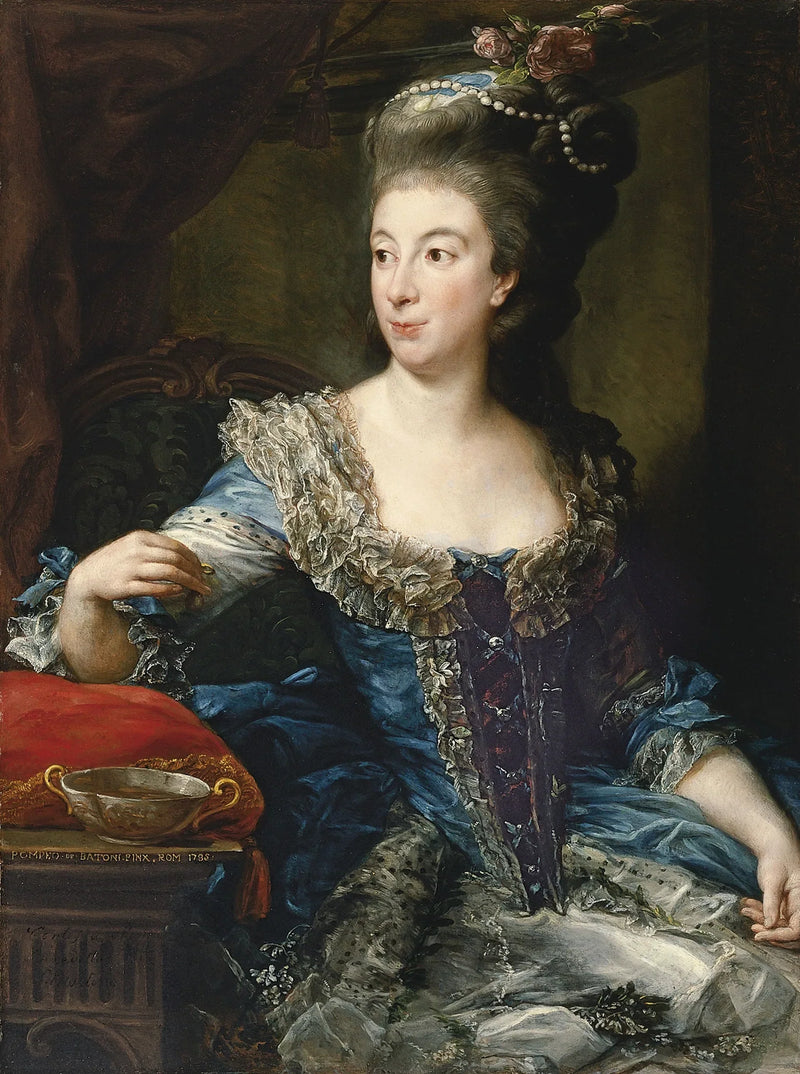 Portrett av grevinne Maria Benedetta di San Martino - Pompeo Batoni