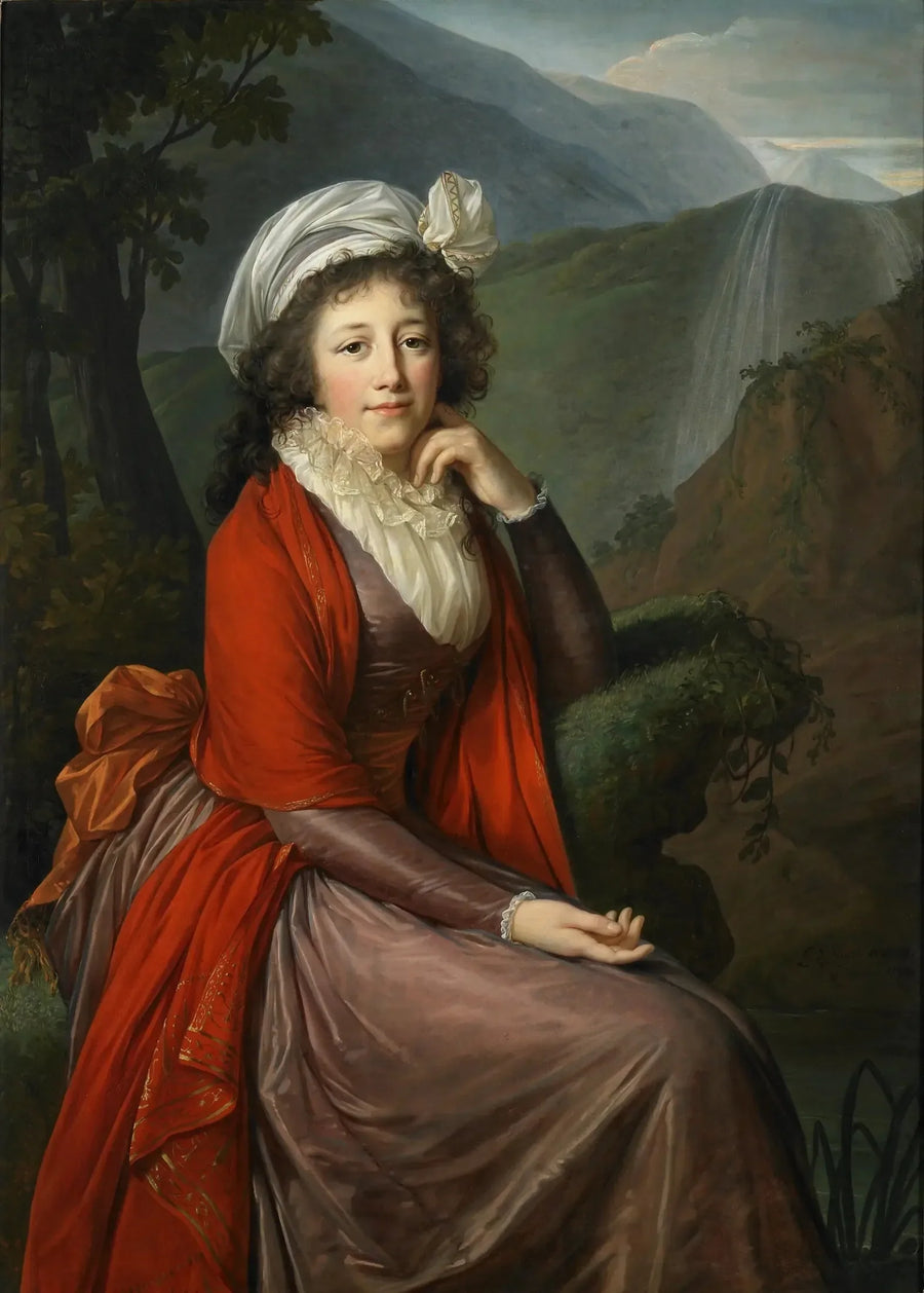 Portrett av grevinne Maria Theresia Bucquoi, født Parr (1746-1818) - Élisabeth Vigeé Le Brun

Source:
Portrait de la comtesse Maria Theresia Bucquoi, née Parr (1746-1818) - Élisabeth Vigée Le Brun
