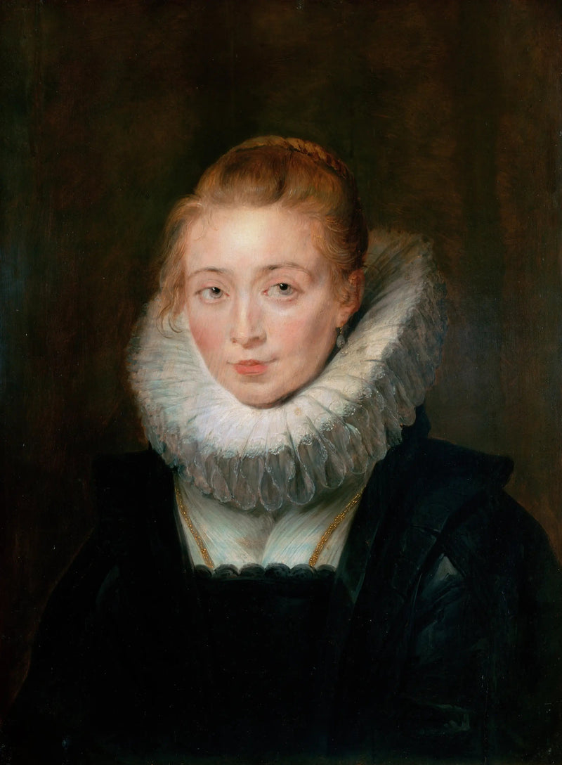 Portrett av brudepiken til prinsesse Isabelle - Peter Paul Rubens