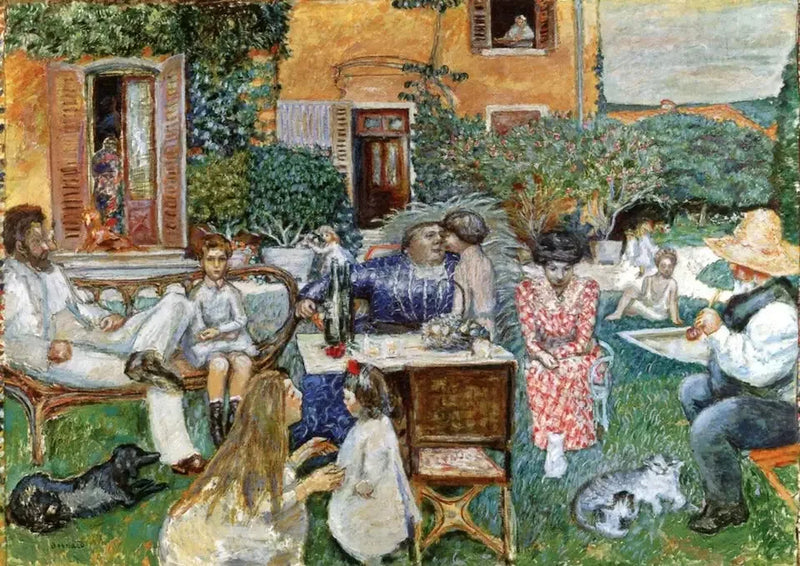 Portrett av familien Terrasse - Pierre Bonnard